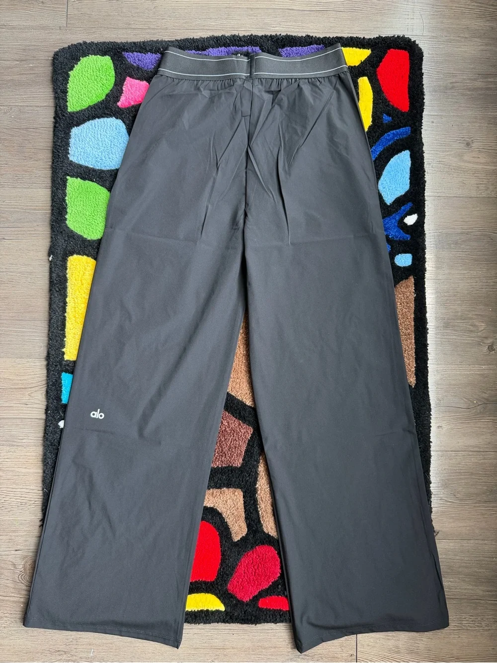Alo Black Suit Up Trousers